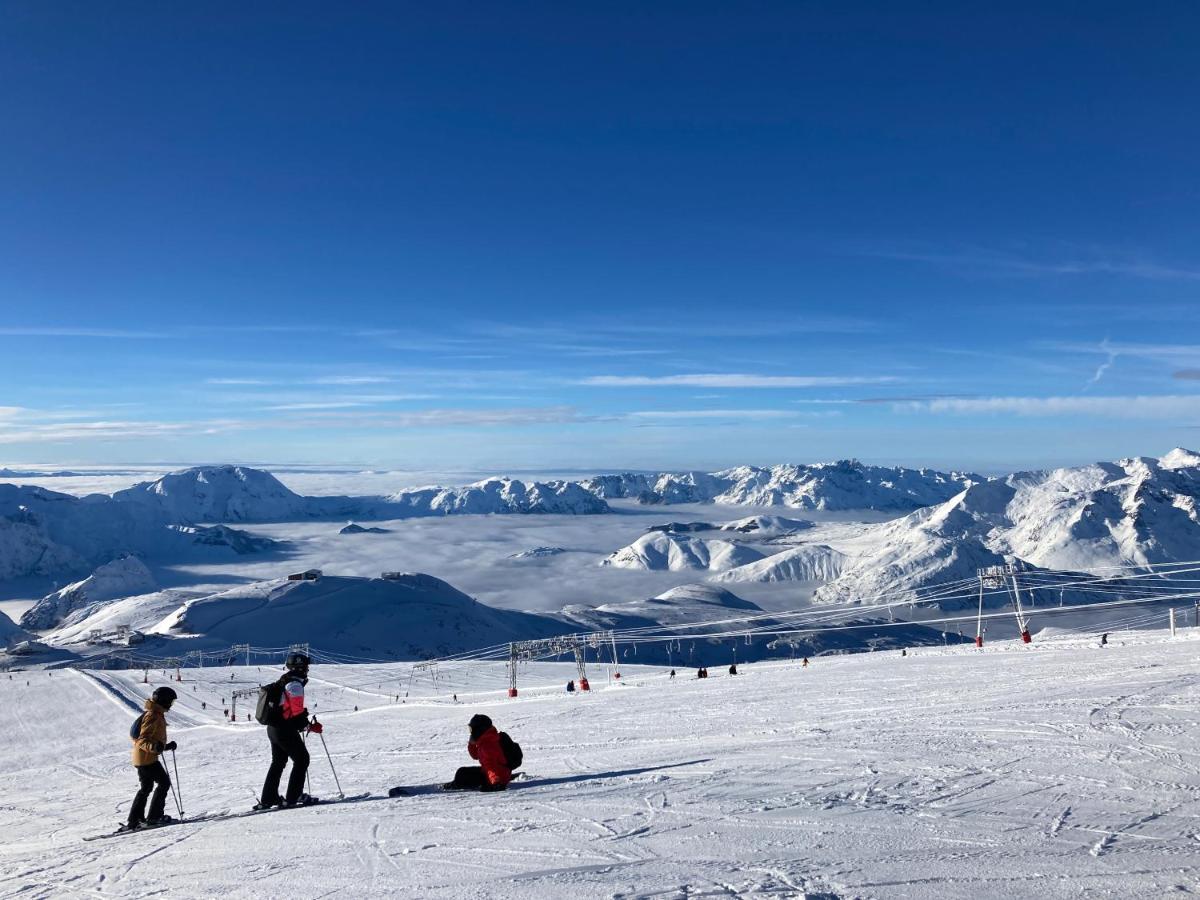 Le Paradis Du Diable 6 Pers 40M2 Pied Des Pistes Et Du Telesiege Du Diable 莱德萨阿尔卑斯 外观 照片